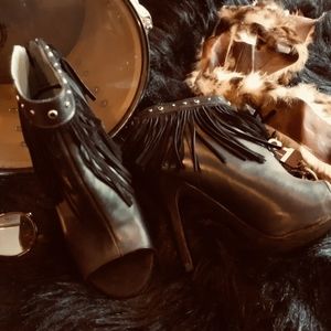 Miranda Open Toe Booties